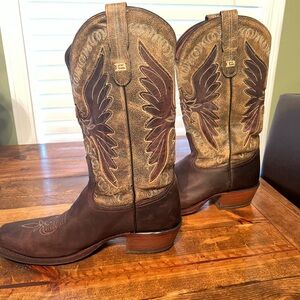 Tony Lama Distressed Brown Western Boots